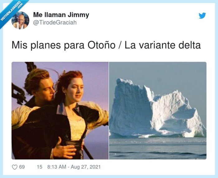 variante,planes,otoño,delta,coronavirus,titanic,iceberg