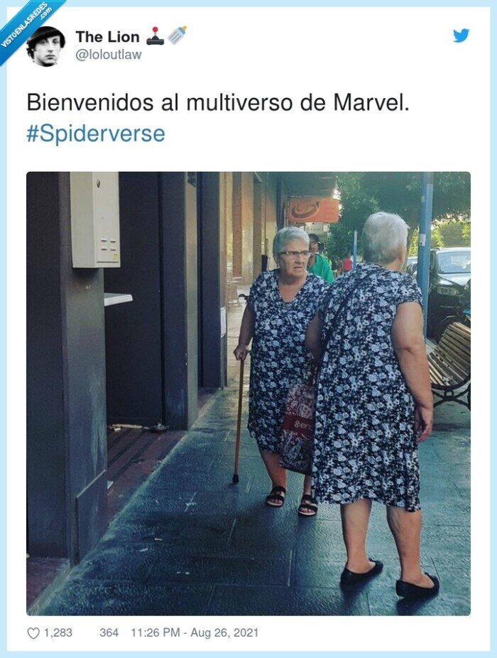 #spiderverse,abuelas,iguales,vestidos