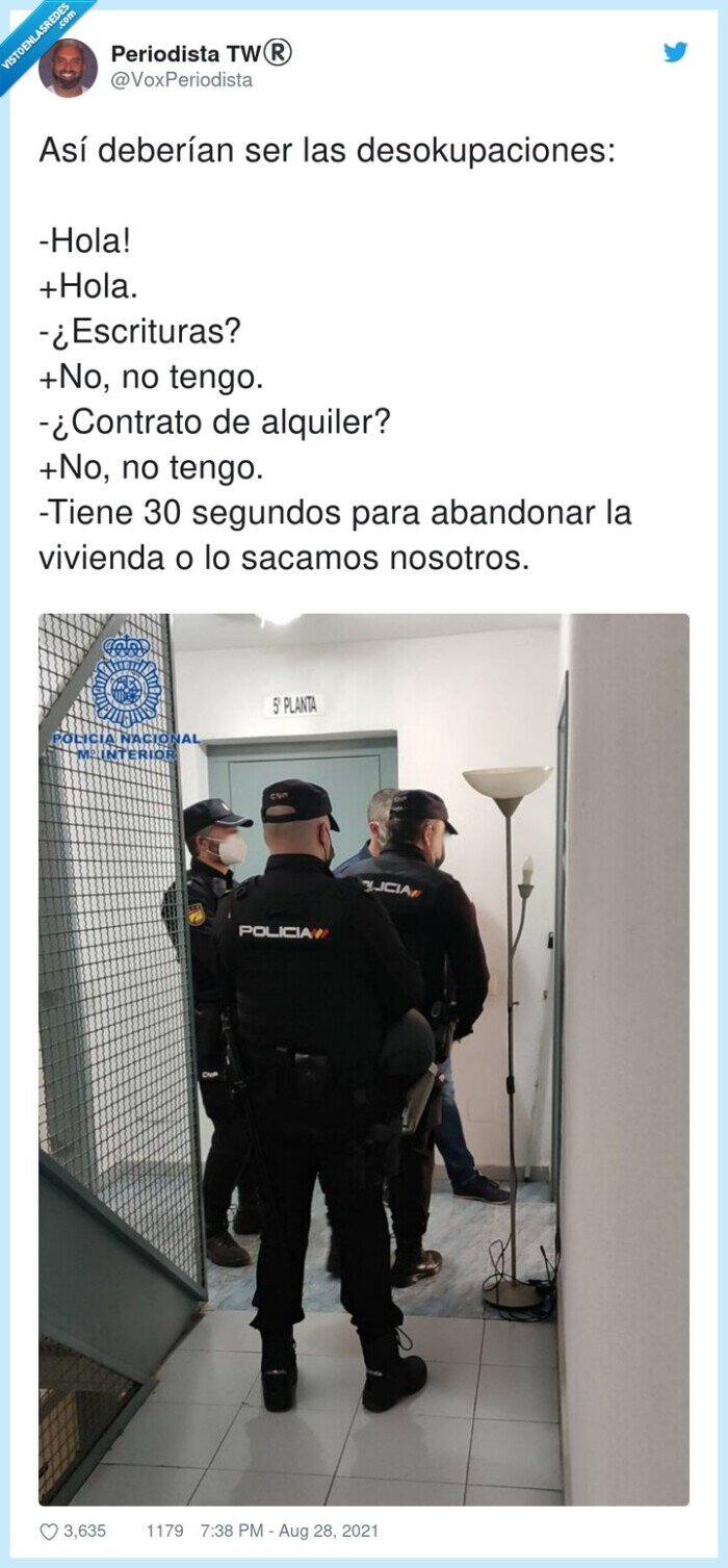 desokupaciones,escrituras,deberían,abandonar,okupas,vivienda