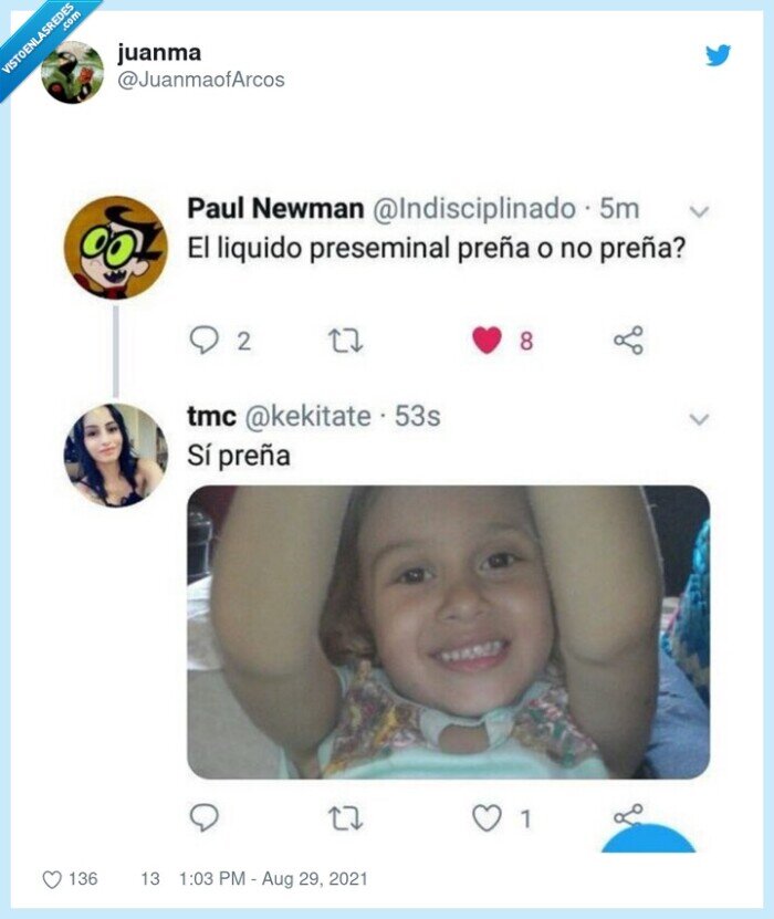 líquido preseminal,embarazar,hija