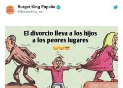 Enlace a El tweet borrado por Burger King en que se metía con McDonald's de forma muy gratuita, por @burgerking_es