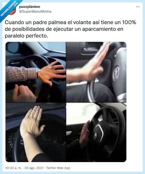 volante,padre,aparcar,paralelo