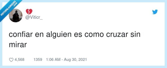 confiar,alguien,cruzar