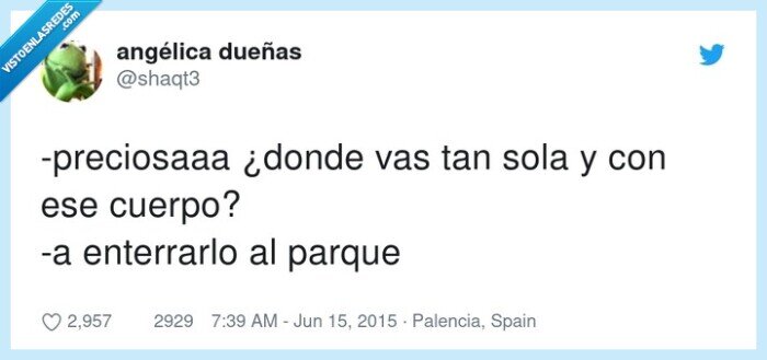 enterrar,cuerpo,parque