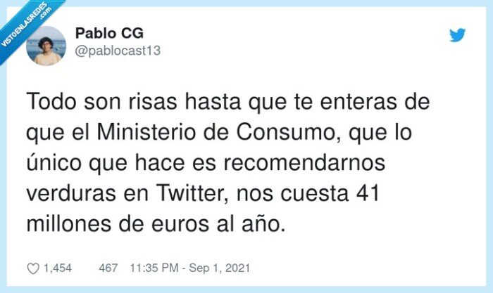 recomendarnos,ministerio,millones,consumo,twitter