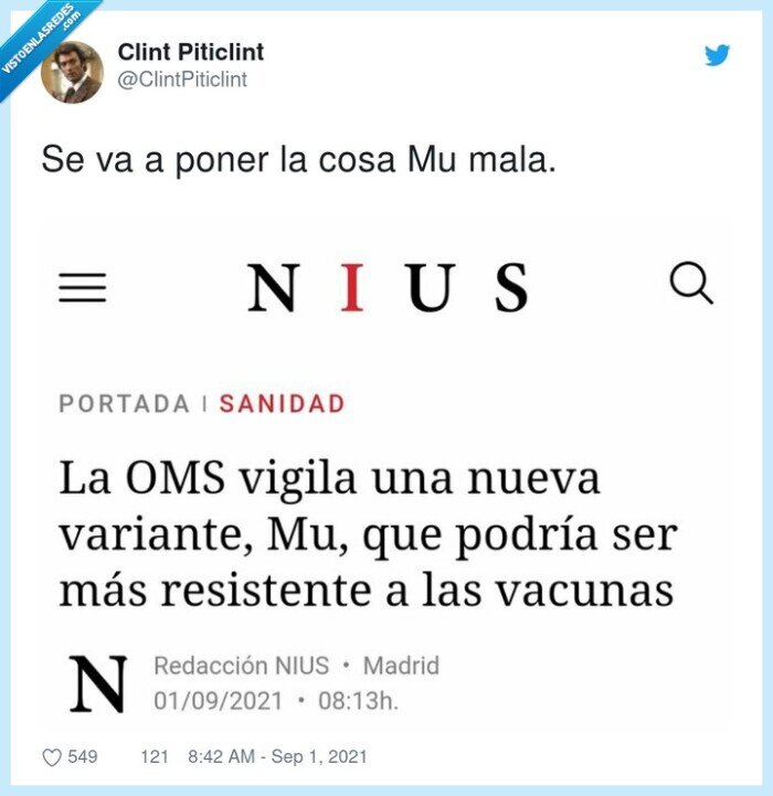 cosa mala,nius,mu