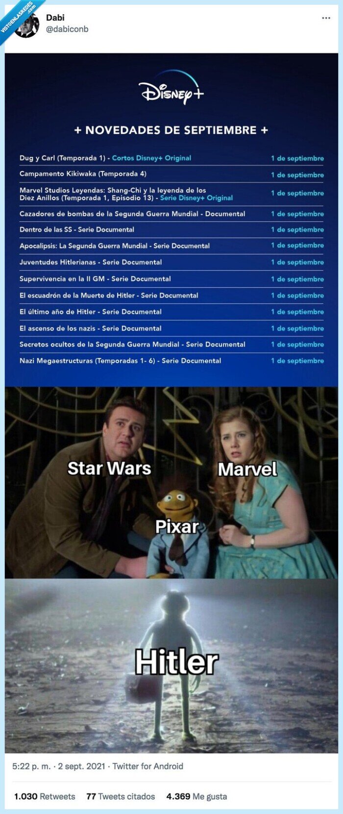 disneyplus,nazi,novedades