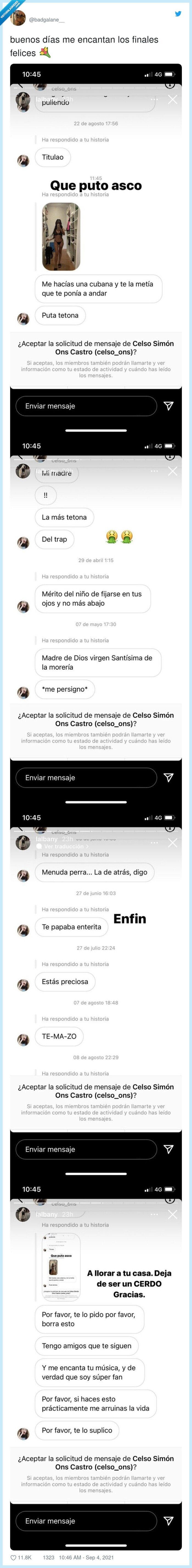 finales,felices,acoso,instagram