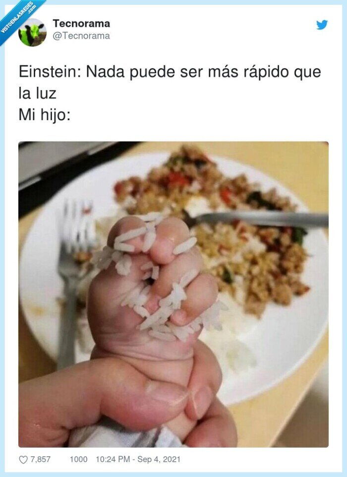 einstein,rápido,mano,hijo