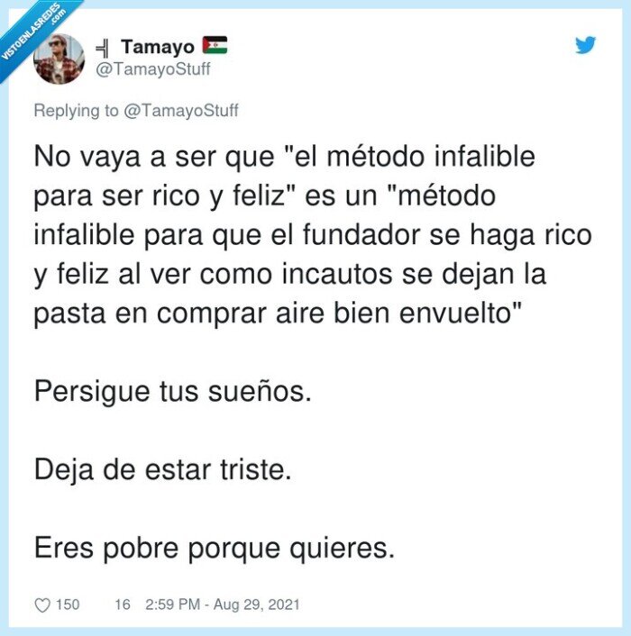 975763 - El hilo de Twitter que destroza a los falsos gurús que venden 