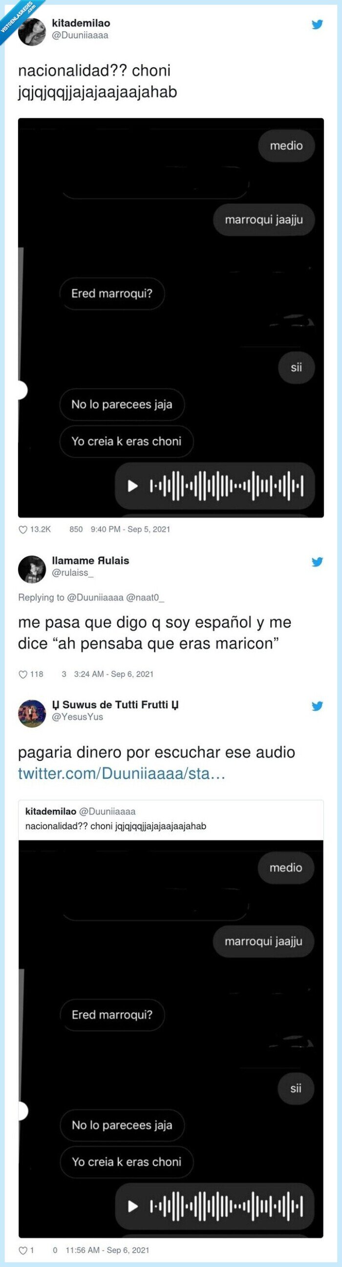 marroquí,choni,nacionalidad,conversaciñon