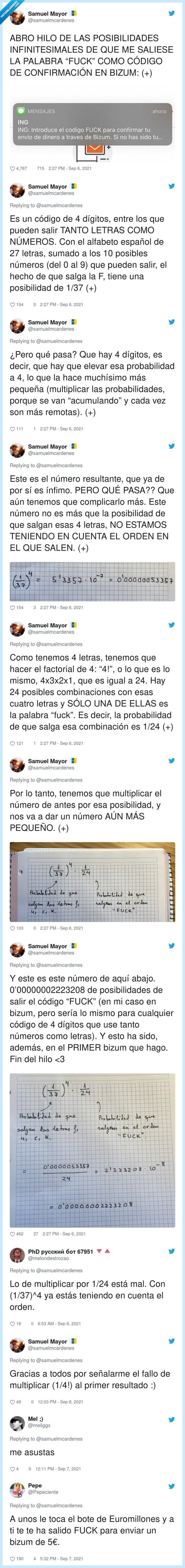 fuck,bizum,calculo,probabilidades,matemáticas,hilo