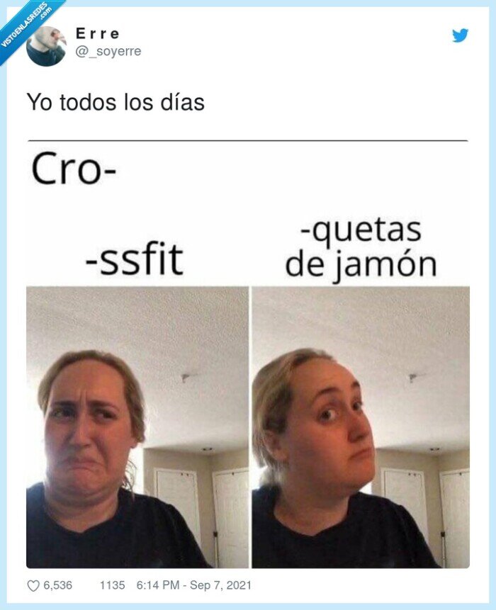 crossfit,croquetas,jamón,dilema