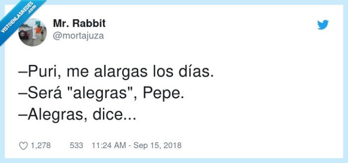 alegrar,alargar,días