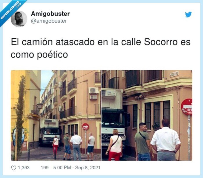 atascado,poético,camión,socorro,calle