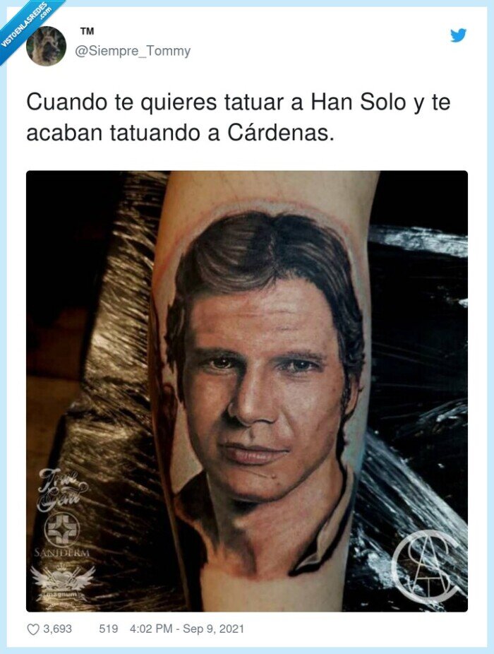 cárdenas,javier,tatuaje,han,solo