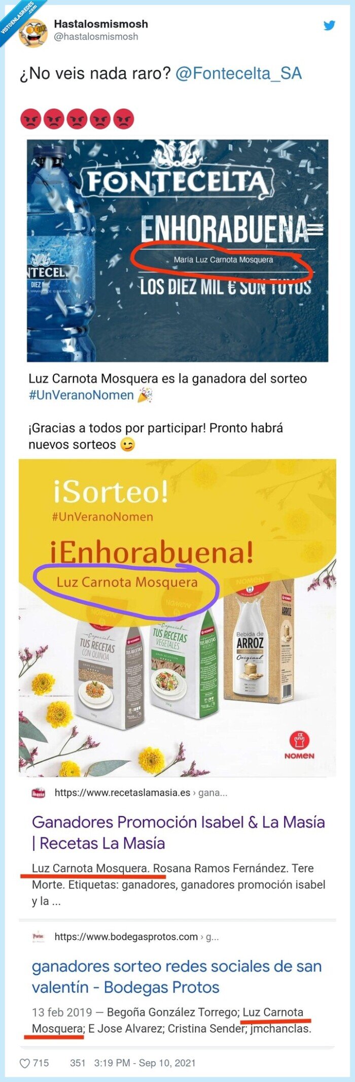 regalos,sorteo,ganadora