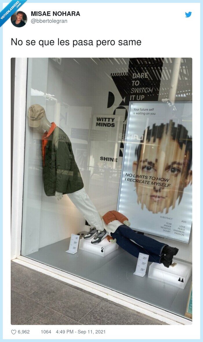 maniqu&iacute;es,escaparate,pared