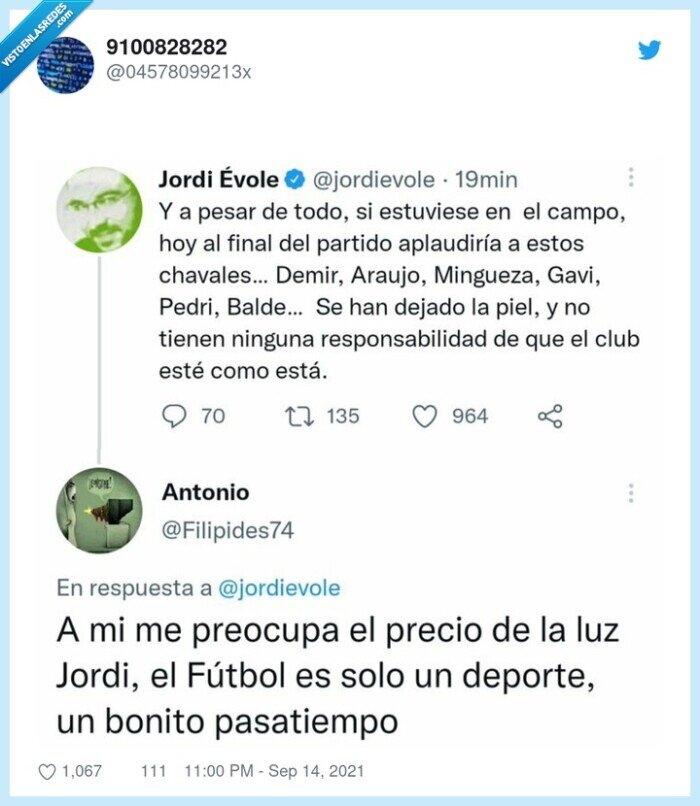 evole,luz,electricas,futbol