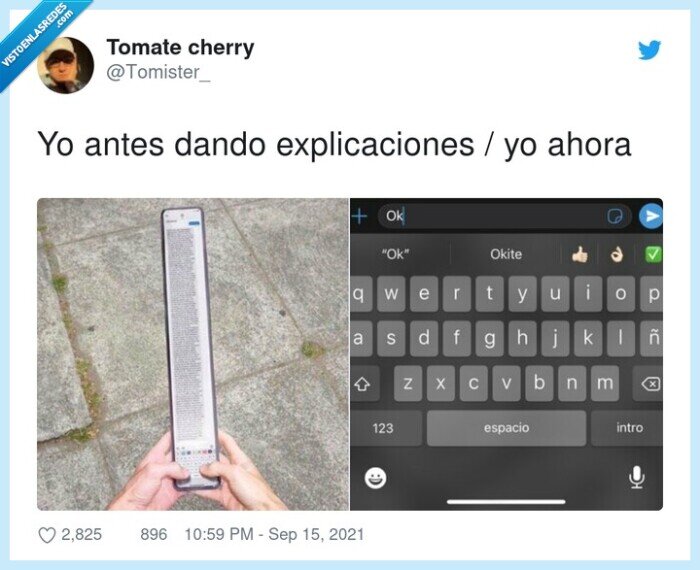 explicaciones,antes,dando,ahora