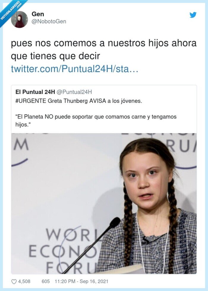 hijos,comer,greta thunberg,veganos