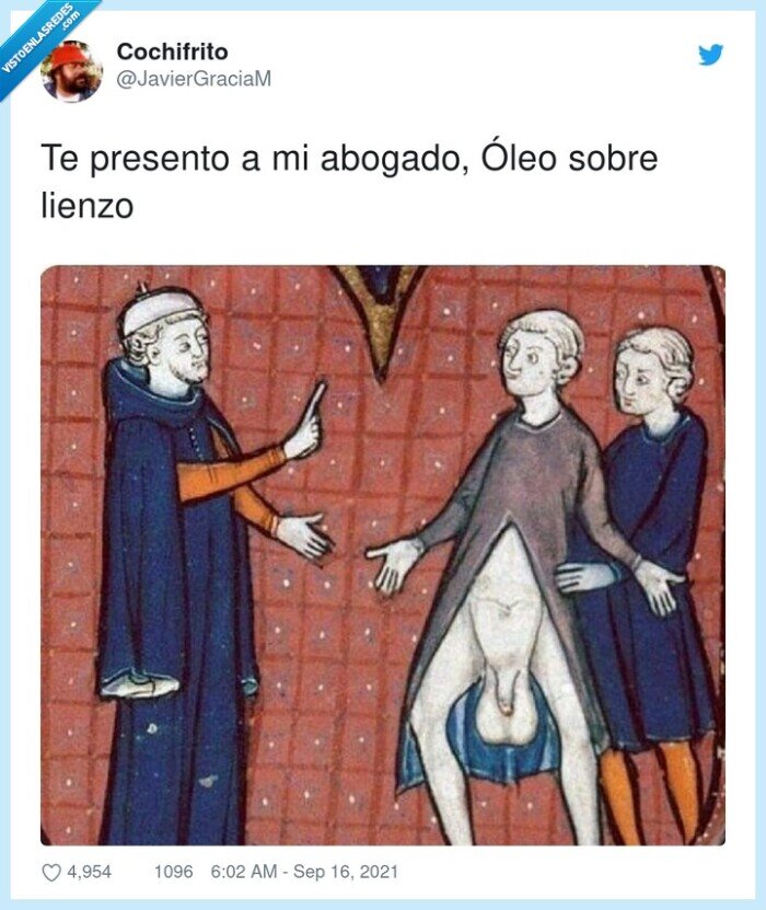 presento,abogado,lienzo,óleo