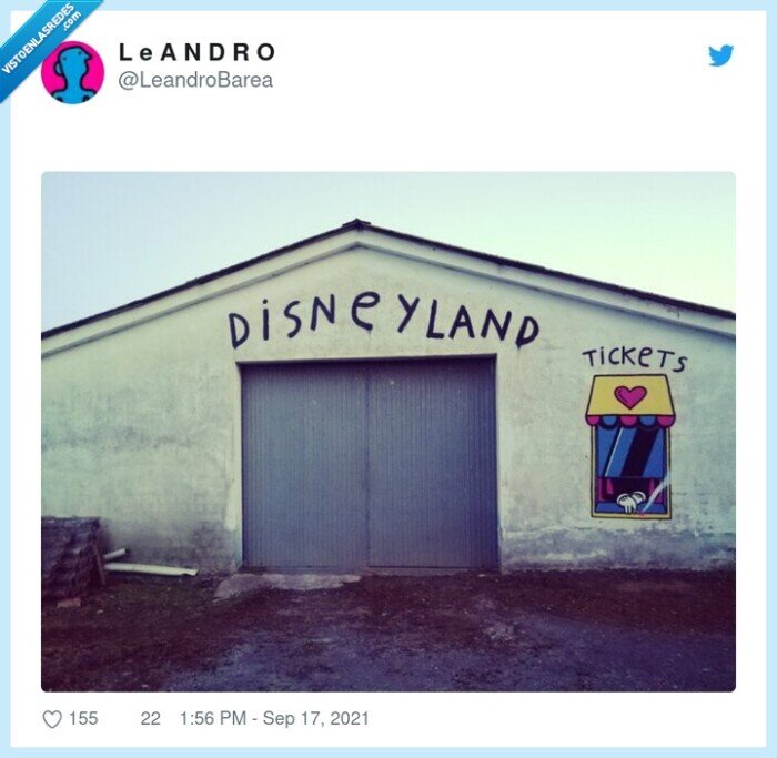 almacén,disneyland,fake