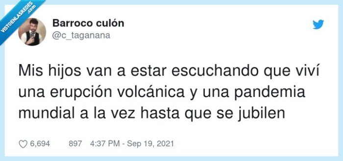 erupción volcánica,abuelo,pandemia mundial
