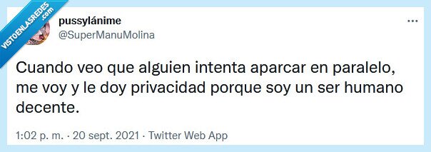 aparcar,paralelo,privacidad,decente