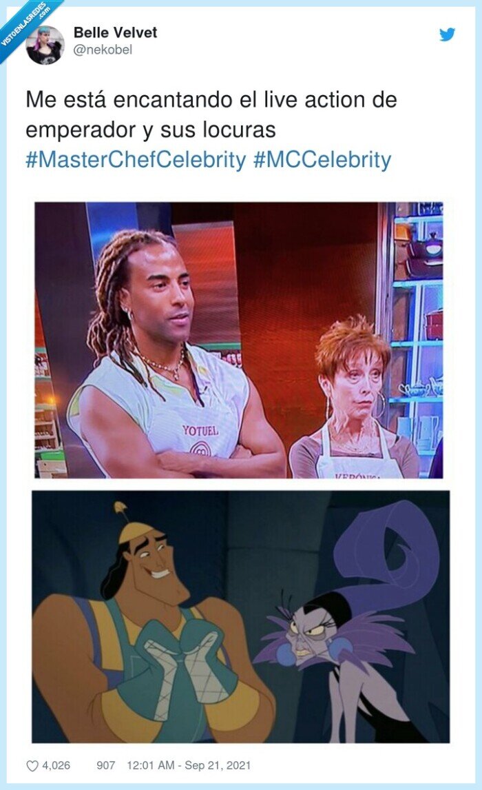 masterchefcelebrity,mccelebrity,el emperador y sus locuras,veronica forque