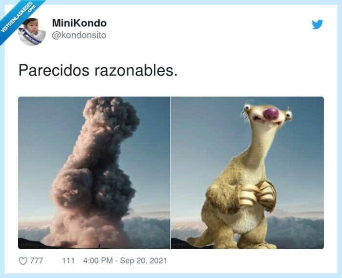 parecidos razonables,ice age,la palma