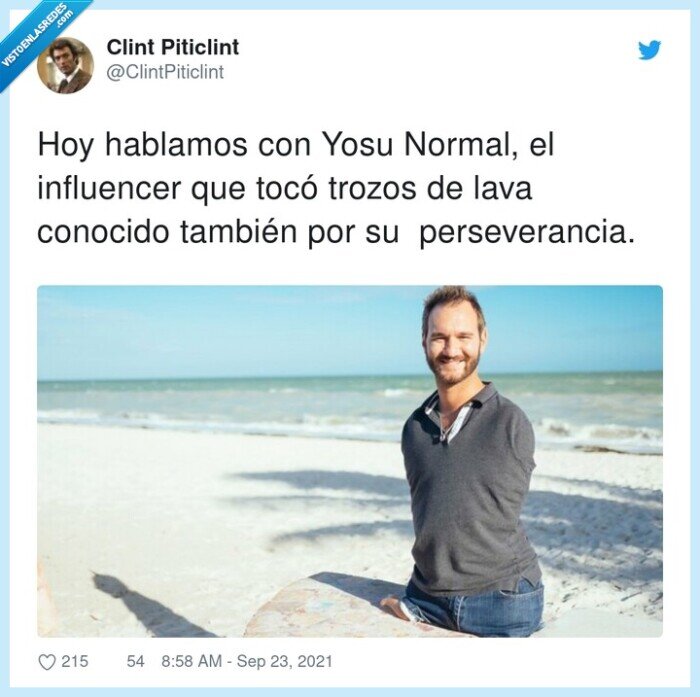 perseverancia,influencer,muñones,la palma