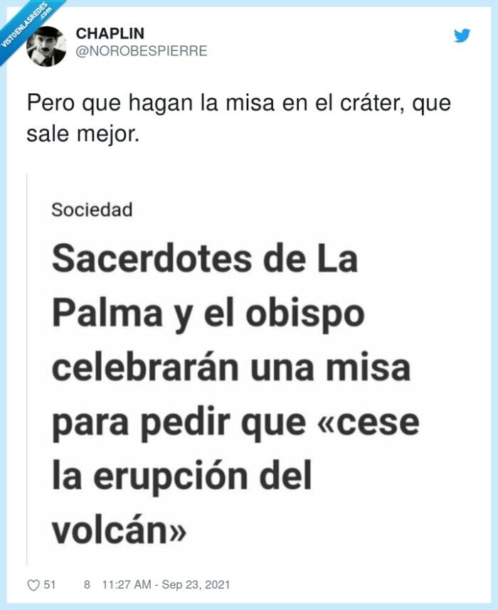 misa,volcán,la palma