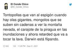 Enlace a Te has dejao el del que cruza el río con el SUV cada vez que llueve algo más de la cuenta, por @El_Conde_Chico