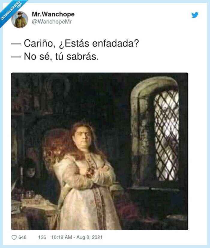 cariño,enfadada,tú sabrás