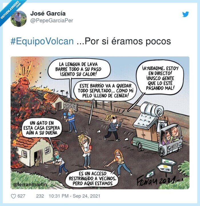 volcan,la palma,periodismo