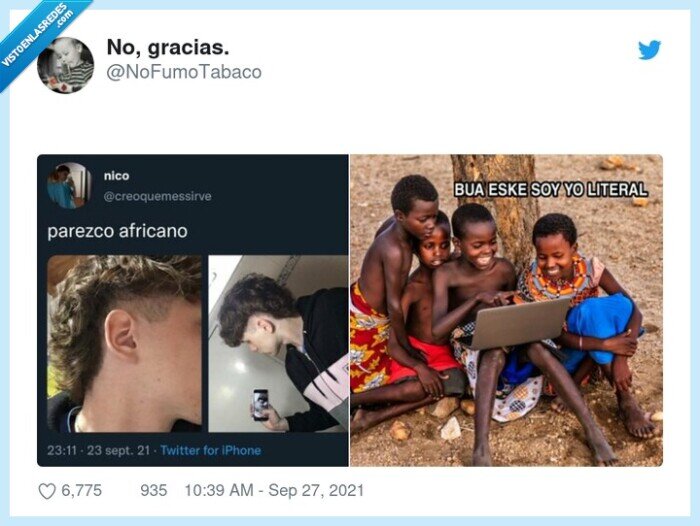 corte de pelo,africano