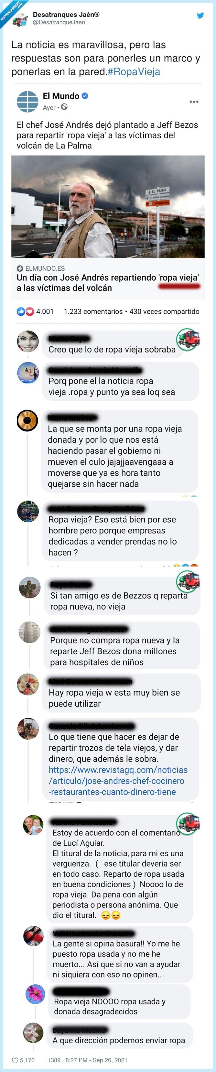 ropa vieja,la palma,ofrecer