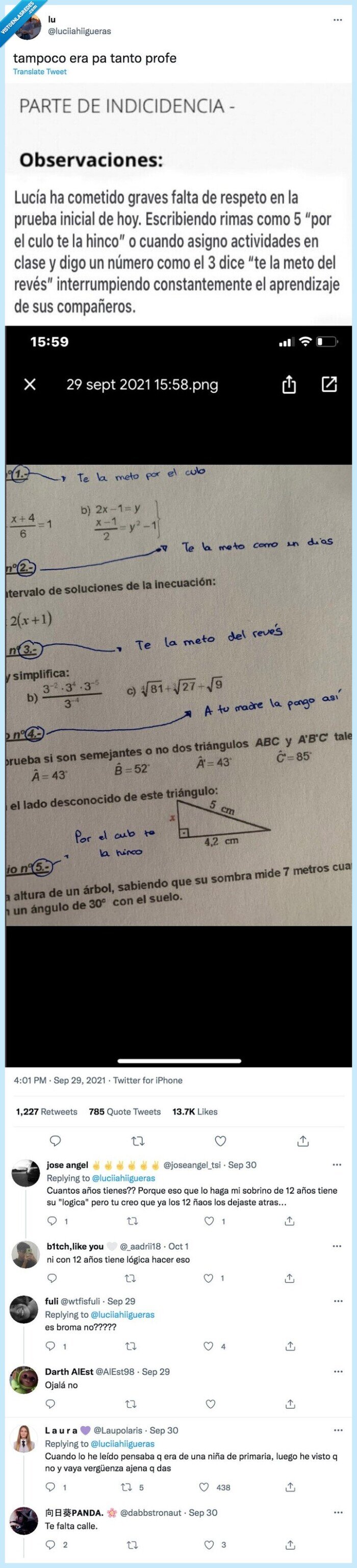 profesor,rimas,anotaciones