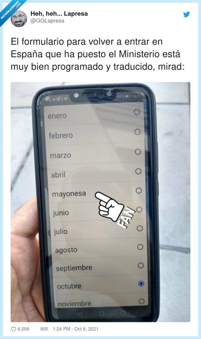 formulario,ministerio,mayonesa,traducido,españa