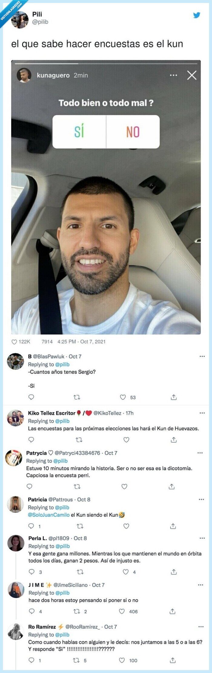 encuesta,kun aguero,corto