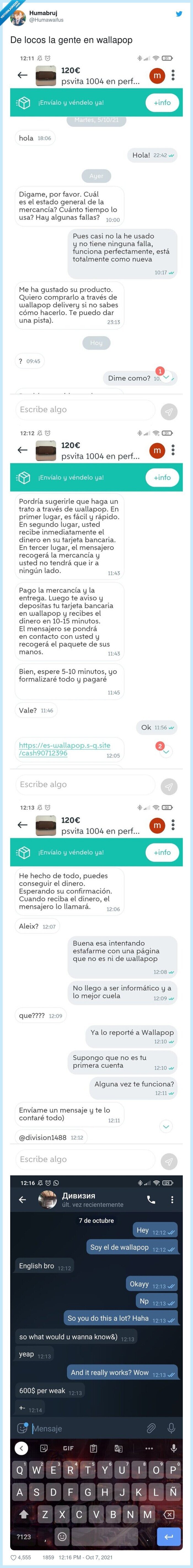 wallapop,locos,gente,estafa,robo,timo