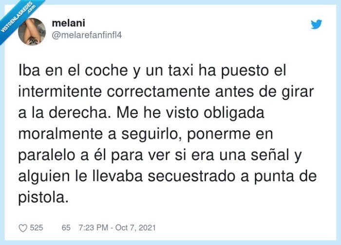 intermitente,secuestrado,taxi,seguirlo,obligada