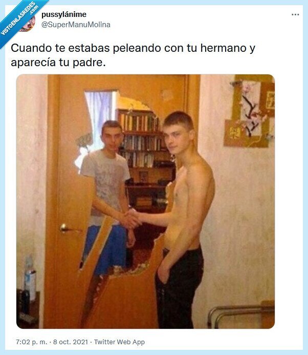 padre,hermano,pelearse