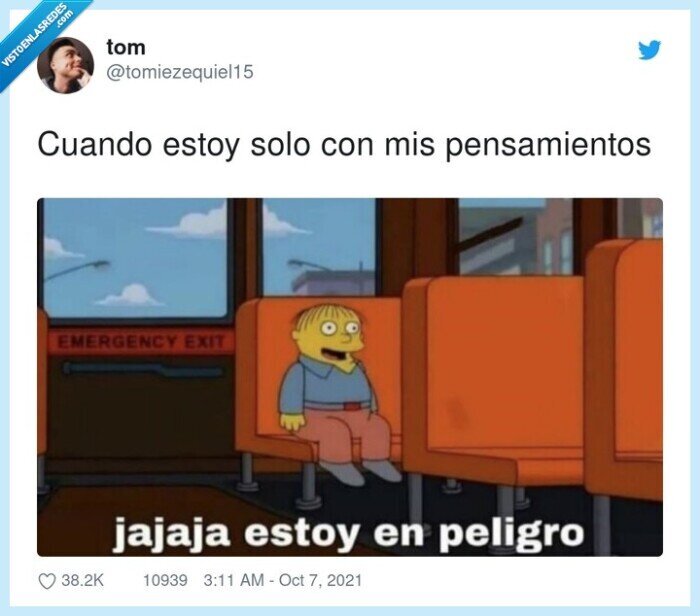 pensamientos,ralph wigum,solo