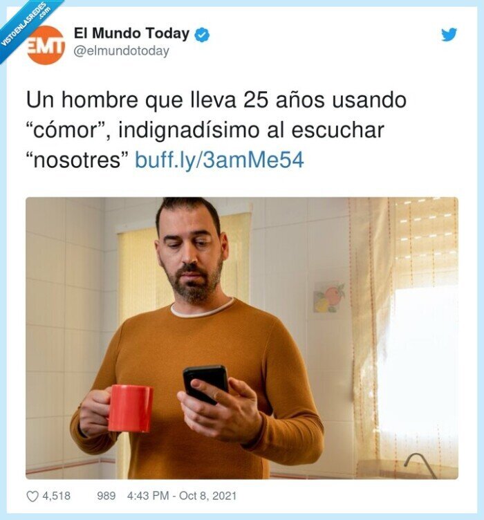 nosotres,indignadísimo,cómor,escuchar,hombre