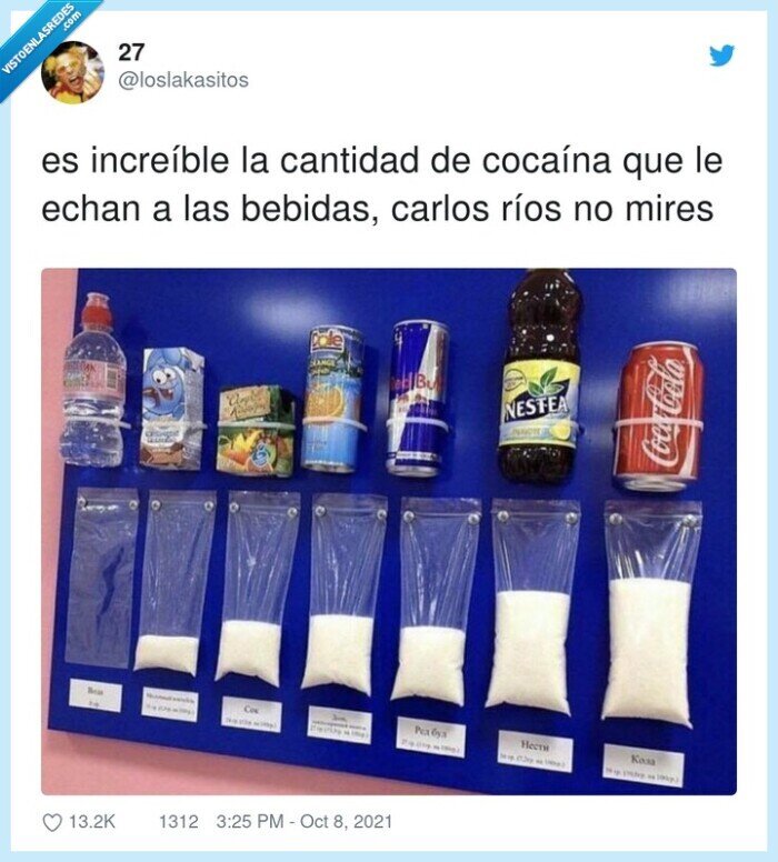 increíble,cantidad,coca,bebidas,azucar