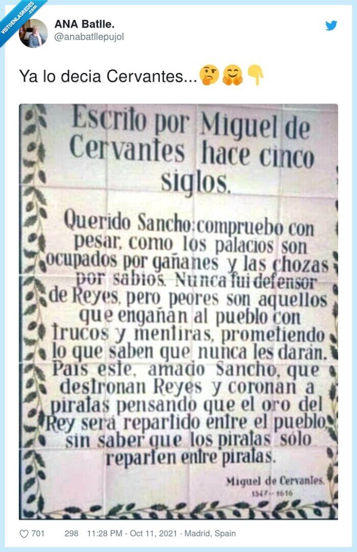 cervantes,cita,trucos,mentira,reyes