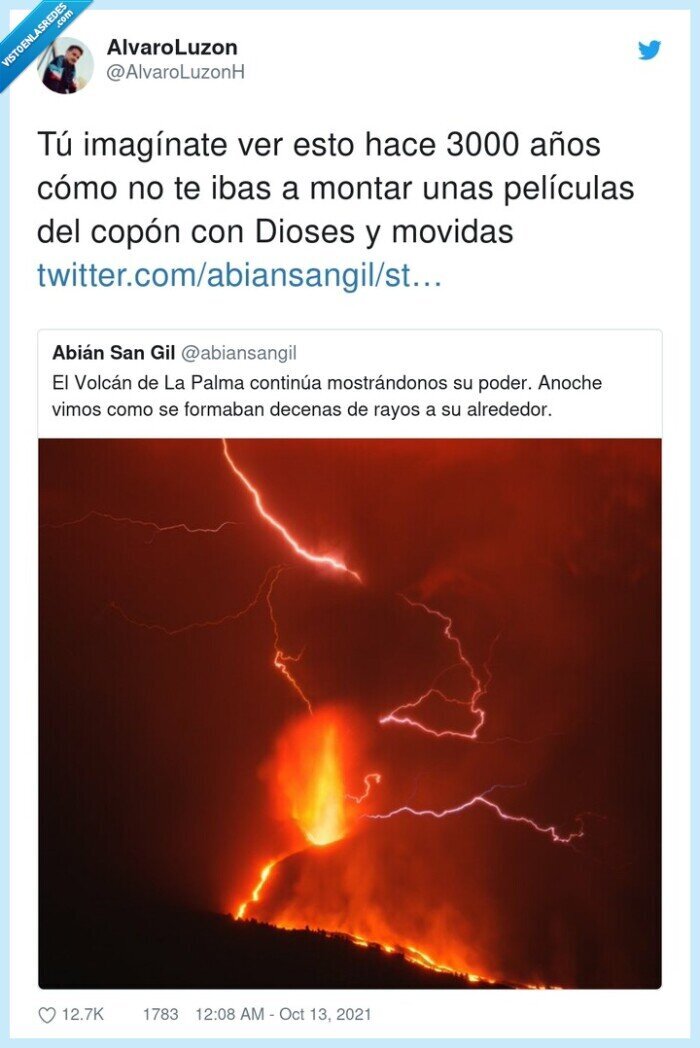imagínate,películas,movidas,montar,dioses,la palma,volcán