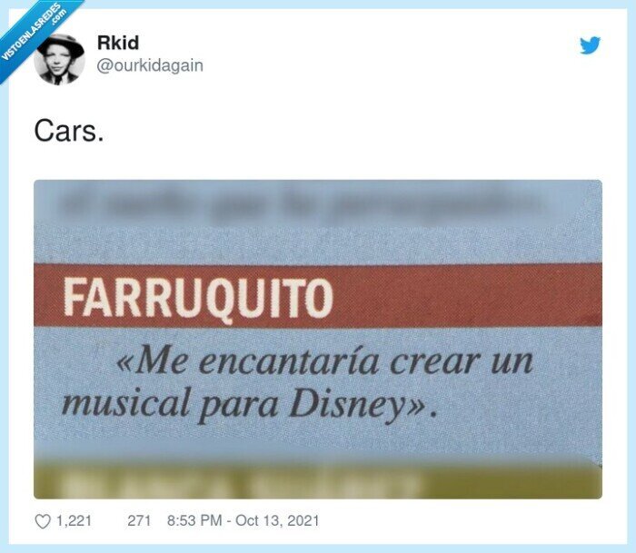 musical,disney,farruquito,cars